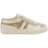 Gola Women's Quota II Mirror Sneakers | Off White/Gold