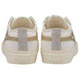 Gola Women's Quota II Mirror Sneakers | Off White/Gold