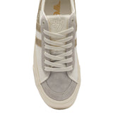 Gola Women's Quota II Mirror Sneakers | Off White/Gold