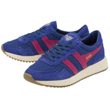 Gola Women's Vancouver Sneakers | Marine Blue/Fuchsia