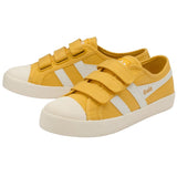 Gola Women's Coaster Velcro Sneakers | Sun/Off White