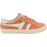 Gola Women's Tennis Mark Cox Suede Sneakers | Peach/Off White
