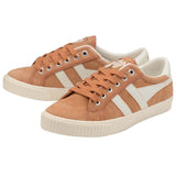 Gola Women's Tennis Mark Cox Suede Sneakers | Peach/Off White