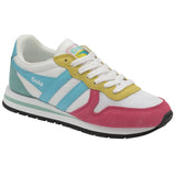 Gola Women's Daytona Sneakers | White/Fluro Pink