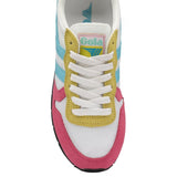Gola Women's Daytona Sneakers | White/Fluro Pink