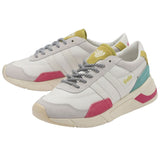 Gola Women's Eclipse Trident Sneakers | White/Fluro Pink
