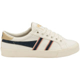 Gola Women's Tennis Mark Cox Selvedge Sneakers | Off White/Indigo