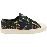 Gola Women's Coaster Splatter Sneakers | Black/Multi