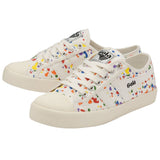 Gola Women's Coaster Splatter Sneakers | Off White/Multi