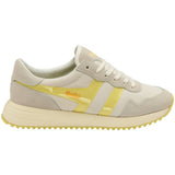 Gola Women's Vancouver Mesh Sneakers | Off White/Citron