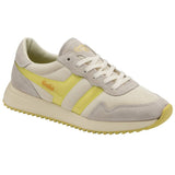 Gola Women's Vancouver Mesh Sneakers | Off White/Citron