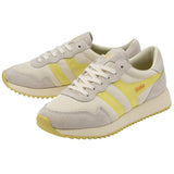 Gola Women's Vancouver Mesh Sneakers | Off White/Citron