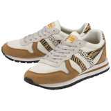 Gola Women's Daytona Safari Sneakers | Off White/Caramel