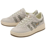 Gola Women's Grandslam Suede Safari Sneakers | Off White/Cheetah