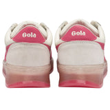 Gola Women's Grandslam 89 Sneakers | Off White/Fluro Pink