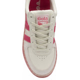Gola Women's Grandslam 89 Sneakers | Off White/Fluro Pink