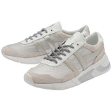 Gola Women's Eclipse Haze Metallic Sneakers | White/Silver