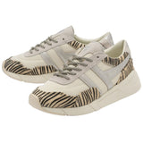 Gola Women's Eclipse Safari Sneakers | Off White/Zebra
