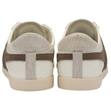 Gola Women's Bullet Reptile Sneakers | Off White/Taupe Grey