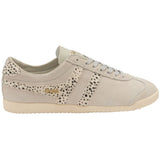 Gola Women's Bullet Suede Safari Sneakers | Off White/Cheetah