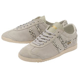 Gola Women's Bullet Suede Safari Sneakers | Off White/Cheetah