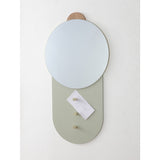 Camino Barbera Wall Mirror | Grey/Yellow/Waxed Oak