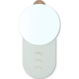 Camino Barbera Wall Mirror | Grey/Yellow/Waxed Oak