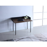 Camino Buena Desk | Smoked Oak/Black