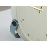 Camino Clara Clock | Grey/Petroleum/Brass