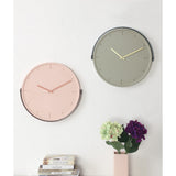 Camino Clara Clock | Grey/Petroleum/Brass
