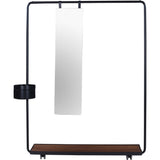 Camino Dolores Garment Rack | Black/Smoked Oak