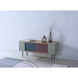 Camino Gabriel SideBoard | Waxed Oak/Grey/Prune/Petroleum