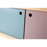 Camino Gabriel SideBoard | Waxed Oak/Grey/Prune/Petroleum