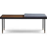 Camino Obisbo Tall Bench | Smoked Oak/Black