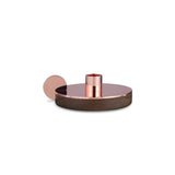 Camino Ines Candlestick Holder | Smoked Oak/Copper- CM12085