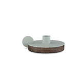 Camino Ines Candlestick Holder | Smoked Oak/Grey- CM12086