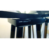 Camino Interlaced Circle Floor Lamp | Black/Walnut