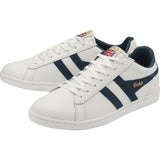 Gola Men's Equipe Sneakers | White/Vintage Blue