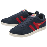 Gola Men's Equipe Suede Sneakers | Navy/Red