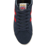 Gola Men's Equipe Suede Sneakers | Navy/Red