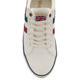 Gola Men's Comet Sneakers | Off White/Deep Red
