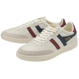 Gola Men's Inca Leather Sneakers | Off White/Vintage Blue