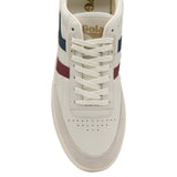 Gola Men's Inca Leather Sneakers | Off White/Vintage Blue
