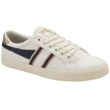 Gola Men's Tennis Mark Cox Selvedge Sneakers | Off White/Indigo