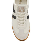 Gola Men's Hurricane Leather Sneakers | Off White/Black