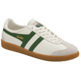 Gola Men's Hurricane Leather Sneakers | Off White/Green