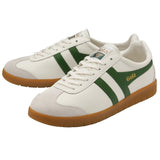 Gola Men's Hurricane Leather Sneakers | Off White/Green