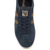 Gola Men's Hurricane Suede Sneakers | Navy/Tobacco