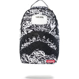 Sprayground Scribble Shark Backpack | Black/White