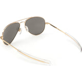 Randolph Engineering Concorde 23K Gold Sunglasses | Gray Polarized AR Bayonet CR108